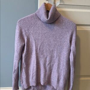 J. Crew Lavender Turtleneck Sweater
